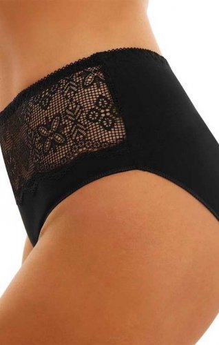 Wysokie figi damskie z koronką Emili Ella 