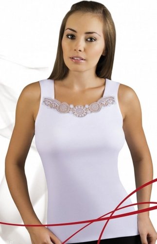 Koszulka na ramiączkach Emili Milia S-XL biała