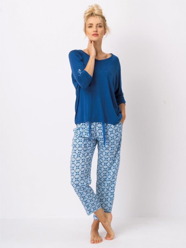 Piżama Key LNS 721 B25 Wiskoza 3/4 S-XL