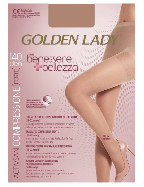 Rajstopy Golden Lady Benessere &amp; Bellezza 140 den