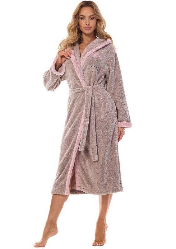 Ciepły szlafrok damski L&amp;L 2419 Tess 3XL 