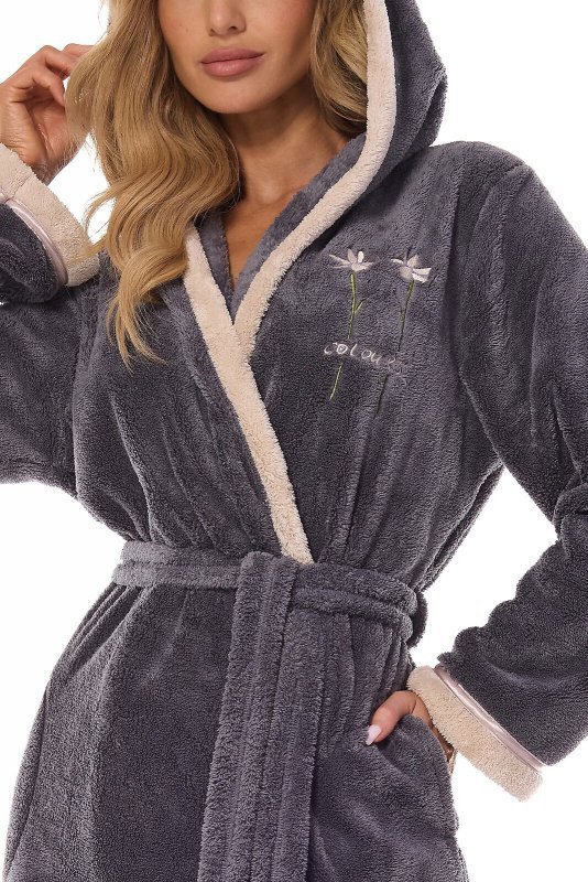 Ciepły szlafrok damski L&amp;L 2419 Tess 3XL 