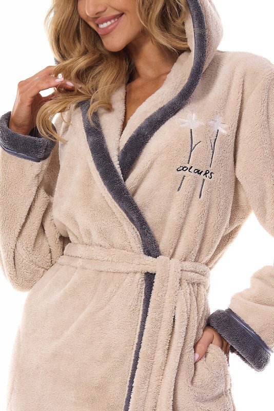 Ciepły szlafrok damski L&amp;L 2419 Tess 3XL 