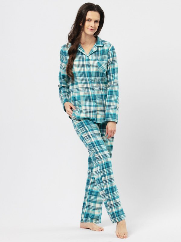 Piżama damska flanelowa Key LNS 471