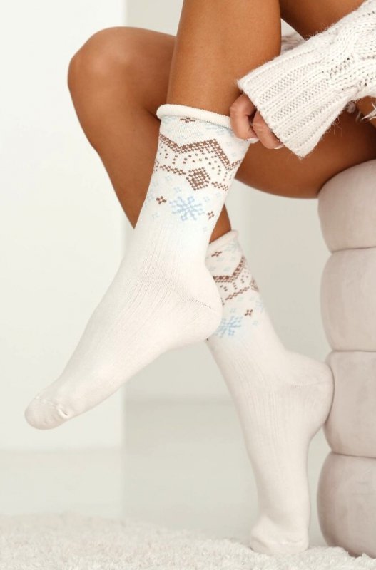 Skarpety frotte bezuciskowe Milena 0118-011 