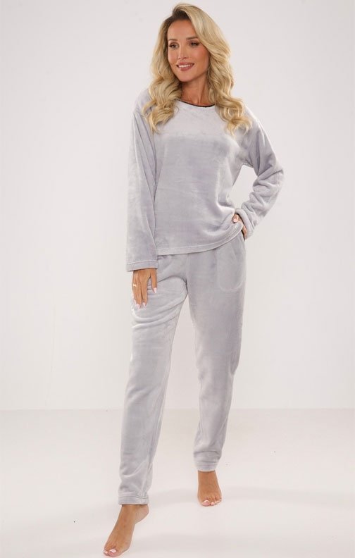 Ciepła piżama damska soft De Lafense 669