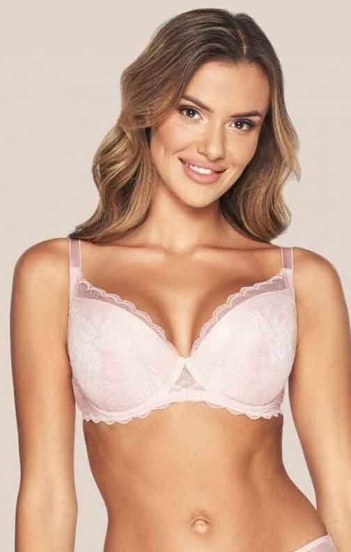 Biustonosz push-up Kinga PU-768 Alice I Róż