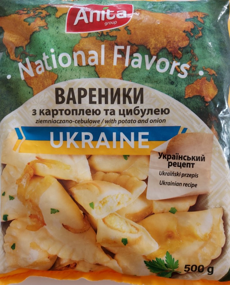 [ANITA] Pierogi w stylu ukrainskim 500g/12