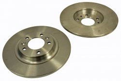 DELPHI 2X TARCZA TARCZE + KLOCKI HAMULCOWE TYŁ CITROEN C5 III PEUGEOT 407