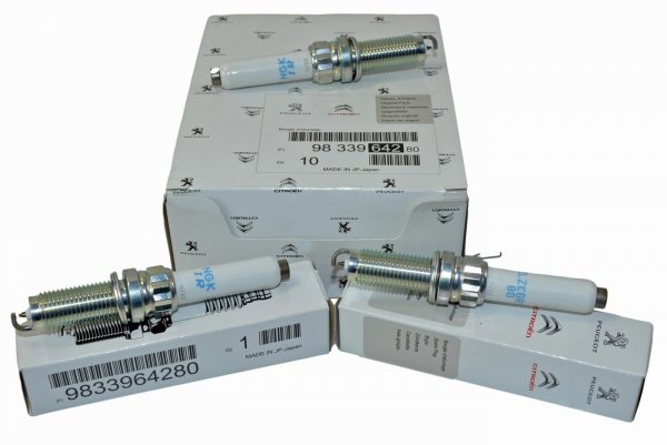 3x ŚWIECA ŚWIECE ZAPŁONOWE IRYDOWE 1.2 THP PURETECH CITROEN PEUGEOT 9833964280 OE