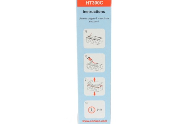 CORTECO MASA USZCZELNIAJĄCA SILIKON HT300C CZARNY