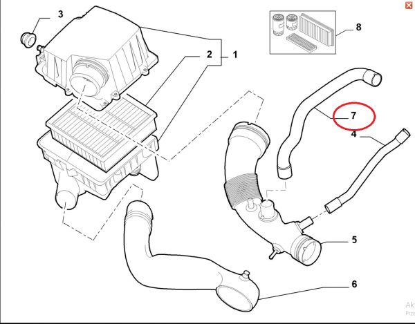 PRZEWÓD POWIETRZA 1.4 T-JET GIULIETTA MITO DELTA BRAVO PUNTO LINEA 51800472