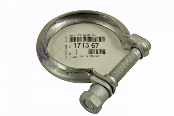 ORYGINALNA OBEJMA RURY WYDECHOWEJ TŁUMIKA 54MM CITROEN PEUGEOT