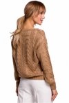 Sweter Damski Model MOE510 Beige - Moe