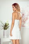 Koszulka nocna Koszula Nocna Model Morgan Ecru - Eldar