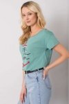 T-shirt Damski Model FA-TS-7196.74P Pistacja - Fancy