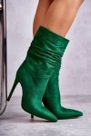 Botki Model Laguna C-252 Green - Step in style
