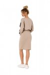 Spódnica Model MOE728 Beige - Moe