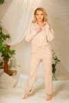 Spodnie Dresowe Model Fogo bawełna Beige - Kalimo