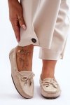 Mokasyny Model Si Passione FT246 Beige - Step in style