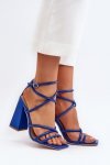 Sandały Model Josette FY2125-3 Blue - Step in style