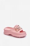Sandał Klapki Model Afariana M320 Pink - Step in style