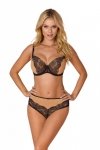Biustonosz push up Biustonosz Push-up Model VB-1456 Carmel/Black - Vena