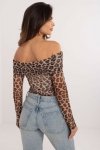 Bluzka Model DHJ-BZ-18701.59 Black/Beige - Italy Moda