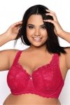 Biustonosz push up Biustonosz Usztywniany Model Carmela Big M-053/22 Rubin - Mat