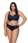 Biustonosz push up Biustonosz Usztywniany Model Carmela Big M-053/22 Navy - Mat