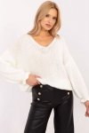 Sweter Damski Model MI-SW-64109.15X Ecru - Italy Moda