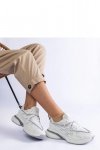 Białe damskie sneakersy na masywnej podeszwie Colunga - Solea