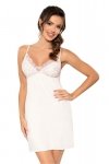 Koszulka nocna Koszula Nocna Model Perla II Ecru - Donna