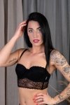 Biustonosz push up Biustonosz Push-up Model Ida BL111BK Black - Barbara Lingerie