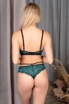 Biustonosz Soft Biustonosz Braletka Model Gloria BL159GR Green - Barbara Lingerie