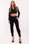 Spodnie Dresowe Model DHJ-SP-20316.16 Black - Italy Moda