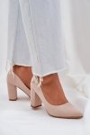 Czółenka Model Florena NF-47P Beige - Step in style