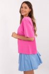 Tshirt Damski Model MI-TS-M745-1.37 Pink - Italy Moda