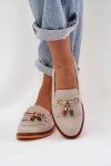 Mokasyny Model S.Barski LR51-768 Beige - Step in style