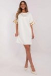 Sukienka Model MI-SK-A6192.52 Ecru - Italy Moda