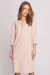 Sukienka Model S394 Beige - Stylove