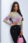 Bluzka Model Blake 200119890 Pastel Flowers - LaBalancia