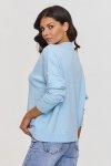Sweter Damski Model S158 Błękit - Makadamia