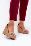 Sandały Model Adelio 5921 Khaki - Step in style
