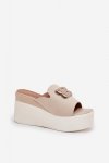 Sandał Klapki Model Tanonea 2283 36180 Light Beige - Step in style