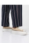 Damskie Sneakersy PLATFORMIA ? Khaki - Inello