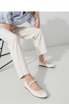 Damskie Baleriny VARENA ? White - Inello