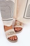 Sandał Klapki Model Eanes M530 Beige - Step in style