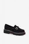 Mokasyny Model Patina 888-883A Black Zamsz - Step in style