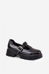 Półbuty Model Venda 1-7018 Black Lakier - Step in style